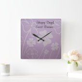 Vrolijke dagen! Sweet Dreams wandklokken Flowers D (Huis)