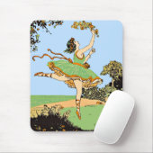 Vrolijke danser print muismat (Met muis)