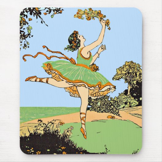 Vrolijke danser print muismat (Voorkant)