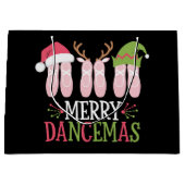 Vrolijke Dansers Kerstballet Schoenen Dansen Groot Cadeauzakje (Voorkant)