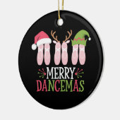 Vrolijke Dansers Kerstballet Schoenen Dansen Keramisch Ornament (Links)