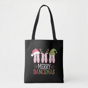 Vrolijke Dansers Kerstballet Schoenen Dansen Tote Bag