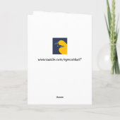 Vrolijke de kroonKaart van kippenKerstmis Feestdagen Kaart (Achterkant)