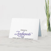 Vrolijke de sneeuwvlokkaart van Kerstmis Feestdagen Kaart (Achterkant)