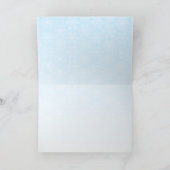 Vrolijke de sneeuwvlokkaart van Kerstmis Feestdagen Kaart (Binnen)