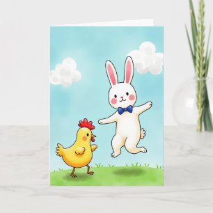 Vrolijke Dieren Vrienden Kaart