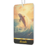 Vrolijke dolfijn autoverfrisser voor elke auto luchtverfrisser (Links)