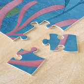 Vrolijke dolfijnmomenten legpuzzel (Zijkant)