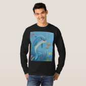 Vrolijke dolfijnmomenten t-shirt (Voorkant volledig)