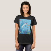 Vrolijke dolfijnmomenten t-shirt (Voorkant volledig)