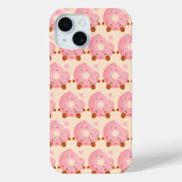 Vrolijke donut met spikkels iPhone 15 case