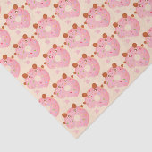 Vrolijke donut met spikkels tissuepapier (Detail)