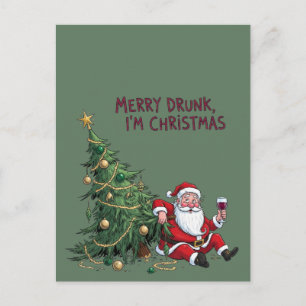 Vrolijke Dronken, Ik ben Kerstman Briefkaart