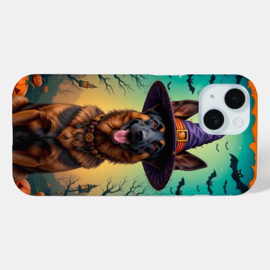 Vrolijke Duitse herdershond Case-Mate iPhone Case (Achterkant (horizontaal))