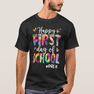 Vrolijke eerste dag van de schoolreis voor de eers t-shirt