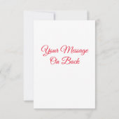 Vrolijke Eerste Kerstmis als de heer en mevrouw Wh Kaart (Achterkant)