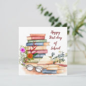 Vrolijke eerste schooldag (Staand voorkant)