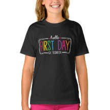 Vrolijke eerste schooldag terug naar school