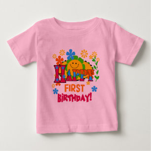 Vrolijke eerste verjaardag T-shirts en geschenken