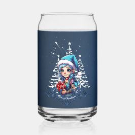 Vrolijke elf blikvorm glas