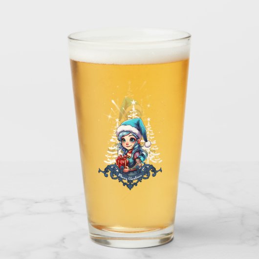 Vrolijke elf glas (Voorkant gevuld)