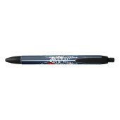 Vrolijke elf zwarte inkt pen (Achterkant)