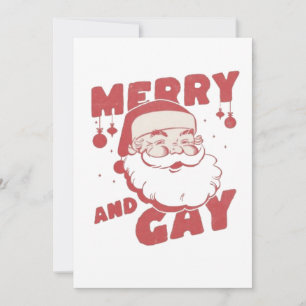 Vrolijke en Gay Grappige Kerstmis LGBTQ Trots Kaart