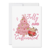 Vrolijke en Gecaffeïneerde Kerstboom Koffie Design