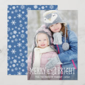 Vrolijke en heldere foto Kerst Kaarten (Voorkant / Achterkant)