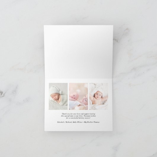 Vrolijke en heldere foto Kerstgeboorte Aankondiging (Binnen)