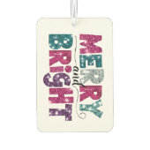 Vrolijke en heldere glittertekst luchtverfrisser (Achterkant)