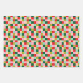 Vrolijke en heldere kleurblokken inpakpapier vel (Voorkant 2)