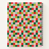 Vrolijke en heldere kleurblokken notitieboek (Achterkant)