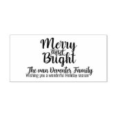 Vrolijke en heldere persoonlijke wensen rubberstempel (Afrduk)