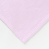 Vrolijke en heldere roze en Paarse kerstbomen Fleece Deken (Hoek)