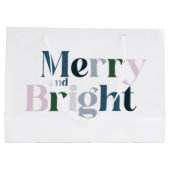 Vrolijke en heldere typografie groot cadeauzakje (Achterkant)