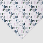 Vrolijke en heldere typografie Modern Tissuepapier (Detail)
