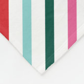 Vrolijke en heldere Vrolijke Vakantie Fleece Deken (Hoek)