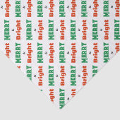 Vrolijke en heldere woorden feestelijke feestdagen tissuepapier (Detail)