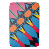 Vrolijke en levendige Abstracte symmetrie Badmat (Voorkant Verticaal)
