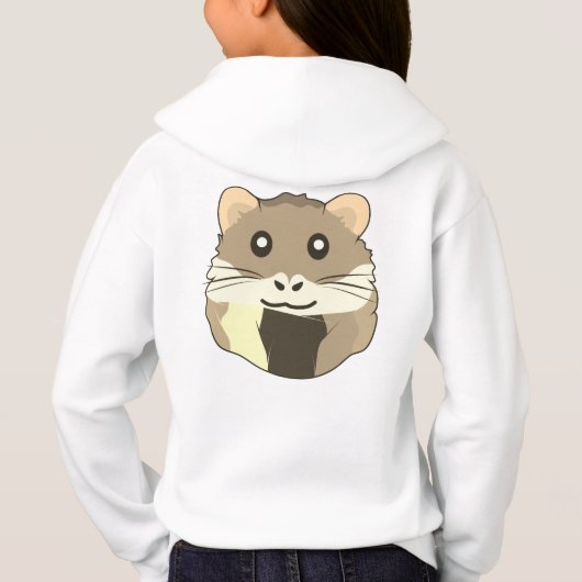 Vrolijke en luchtige hamster (Achterkant)