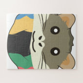 Vrolijke en luchtige hamster legpuzzel (Horizontaal)