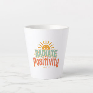 Vrolijke en Motiverende Zonnige Spreuk Latte Mok
