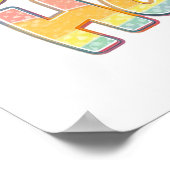 Vrolijke en Positieve Kinderen Typografie Poster (Hoek)