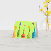 Vrolijke en vrolijke verjaardag Kaart (Gele Bloem)