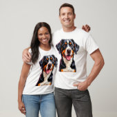 Vrolijke Entlebucher Berghond T-shirt (Unisex)