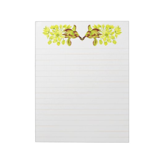 Vrolijke esdoorns op een groot Notitieblok (Linkerzijde)