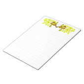 Vrolijke esdoorns op een groot Notitieblok (Schuin)