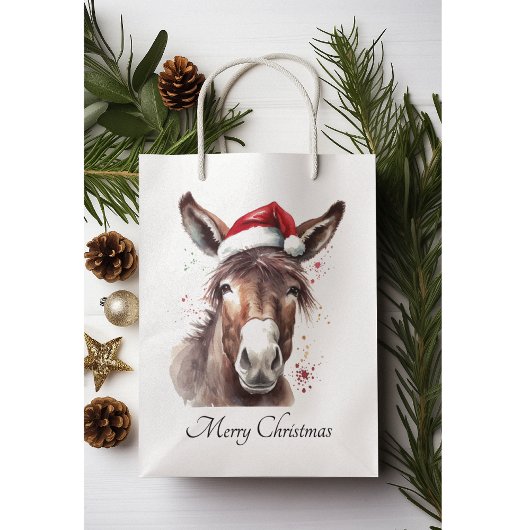 Vrolijke Ezel Westerse Feestdag Medium Cadeauzakje