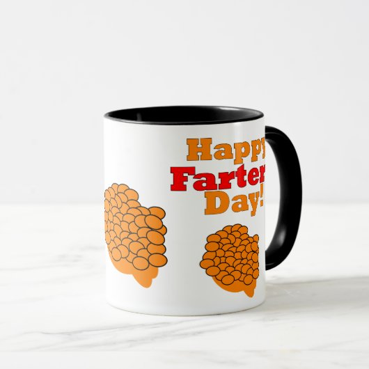 Vrolijke Farters Dag! Mok (Voorkant rechts)